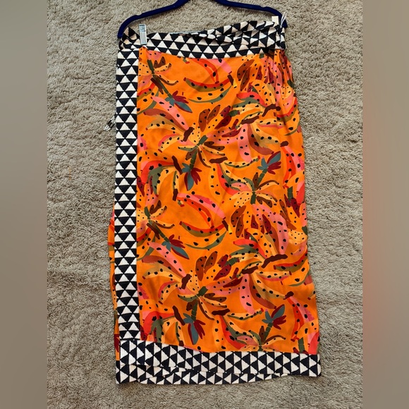 Farm Rio x Anthropologie midi wrap skirt - Picture 2 of 6